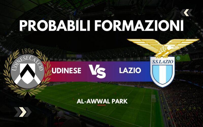 Probabili Formazioni Udinese vs Lazio: Quote, infortuni, dove vederla e dove potrebbe finire la partita
