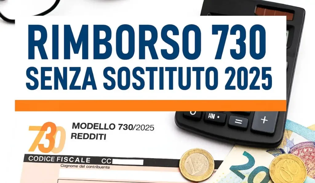 Rimborso 730 Senza Sostituto 2025