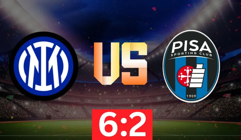 Inter 6-2 Pisa Pagelle,
