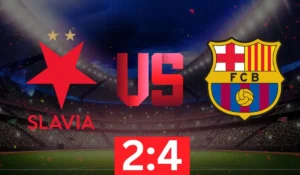 Slavia Praga-Barcellona 2-4, pagelle