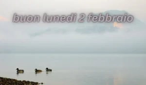 buon lunedi 2 febbraio