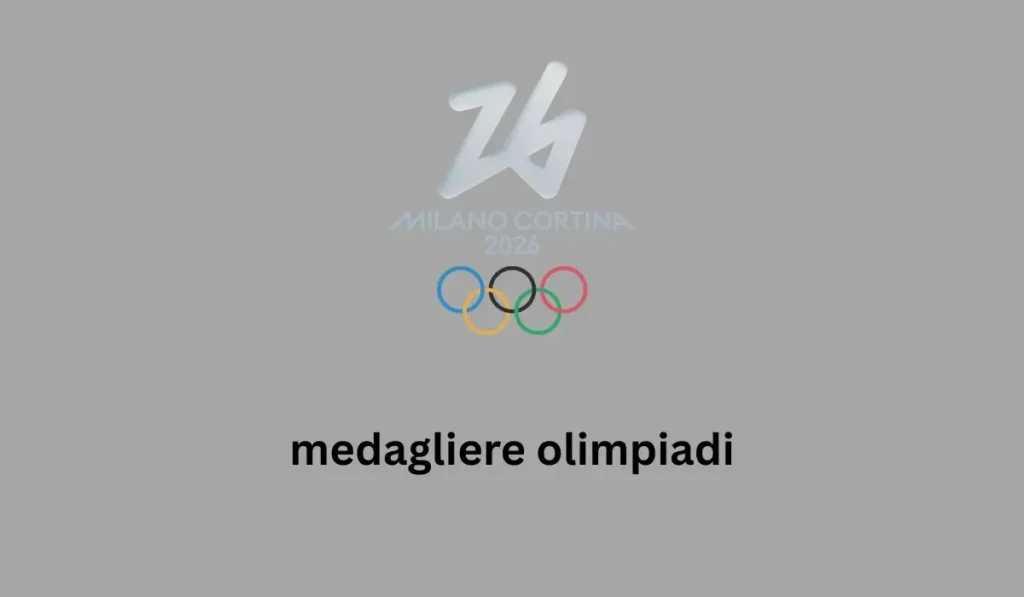 medagliere olimpiadi