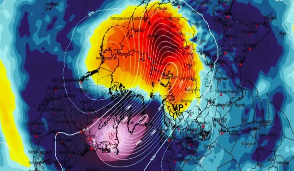 vortice polare previsioni