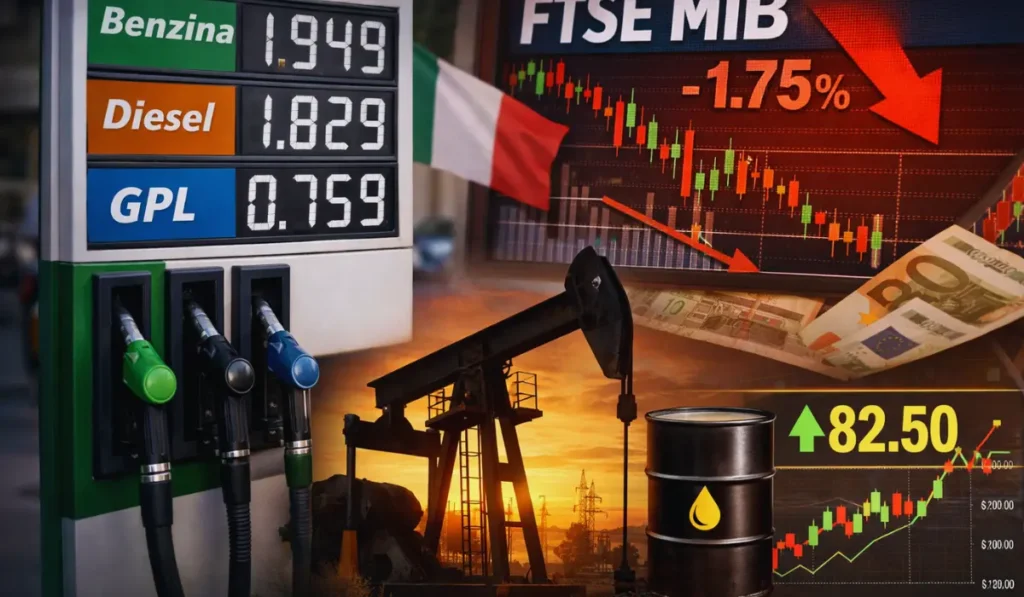 prezzo benzina oggi