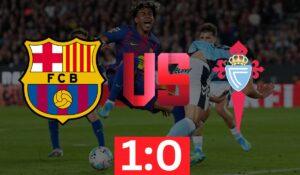 Barcellona-Celta Vigo 1-0