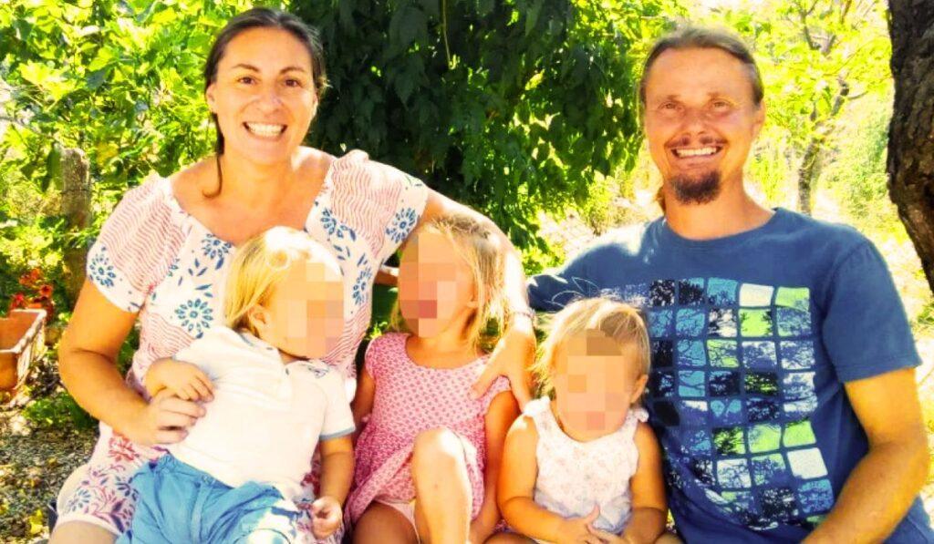 Famiglia nel bosco