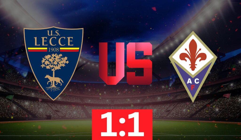 Lecce - Fiorentina 1-1