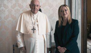 Papa Francesco e Giorgia Meloni