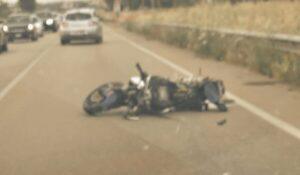 Avvocato gravemente ferito in moto sulla SS275