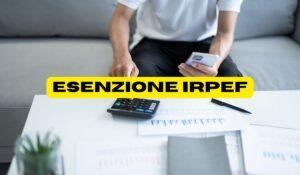 Esenzione IRPEF