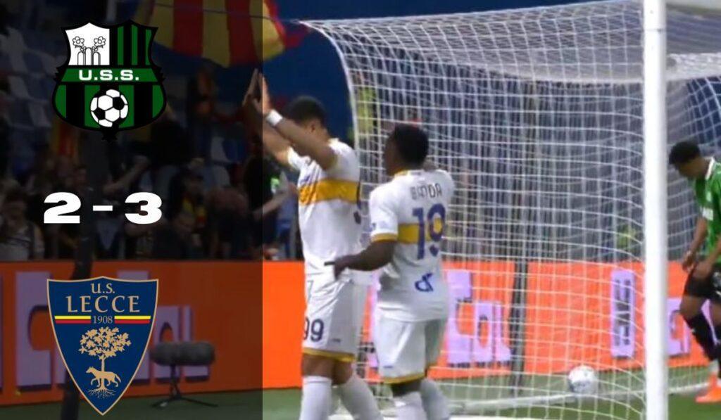 Sassuolo-Lecce-2-3