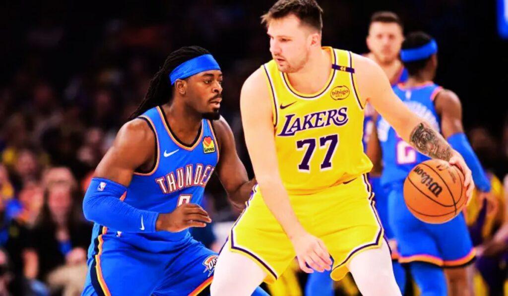 Thunder - Lakers-la lezione che fa male