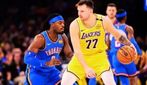 Thunder - Lakers-la lezione che fa male
