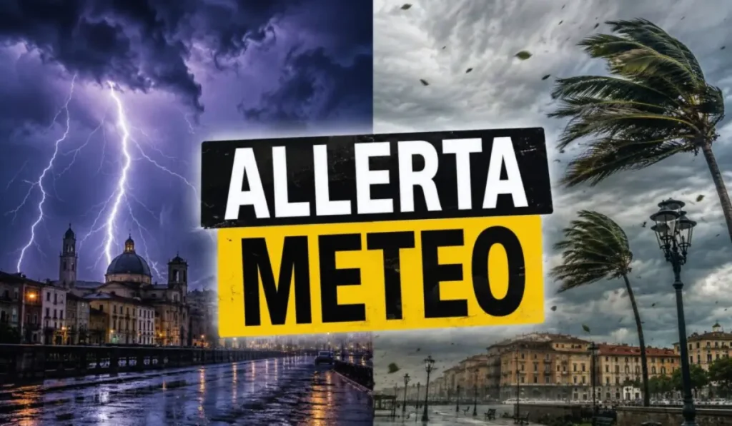 Protezione Civile allerta meteo gialla temporali pioggia Nord Italia