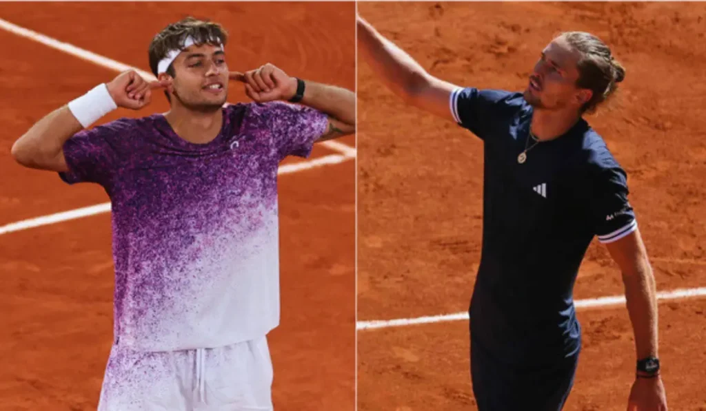 Flavio Cobolli contro Alexander Zverev Philippe Chatrier