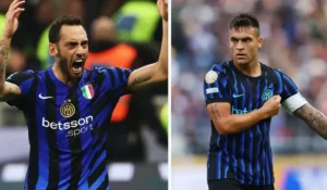 Lautaro Martínez capitano Inter in azione con la maglia della Nazionale argentina