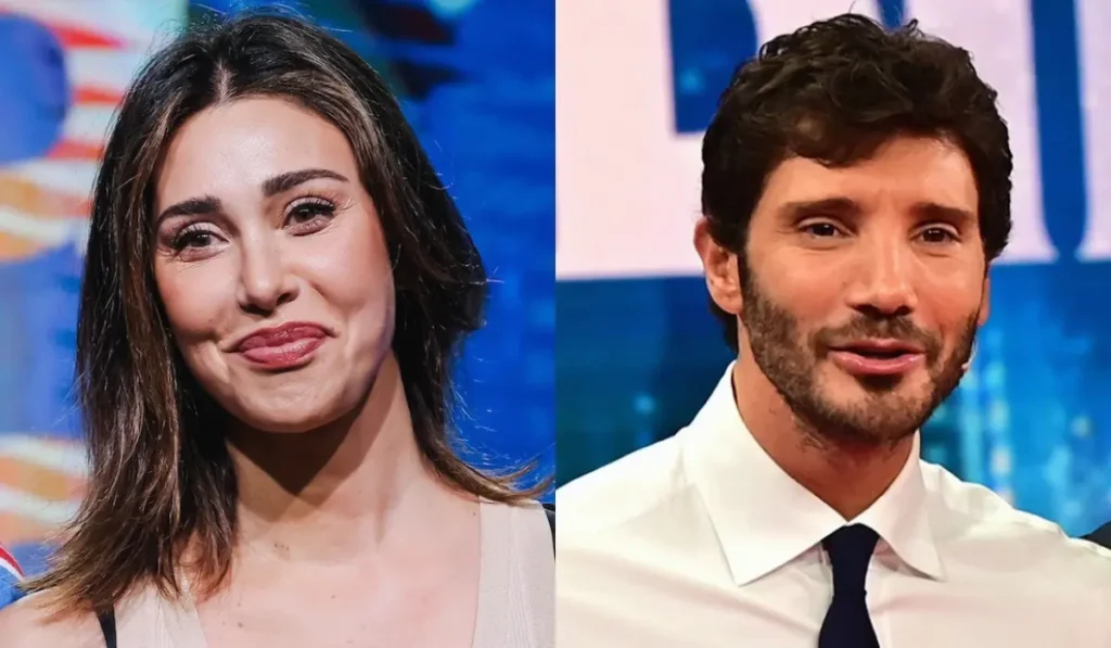 Stefano De Martino accompagna Belén Rodríguez dopo il malessere