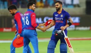 Sooryavanshi gioca un colpo offensivo nel torneo in Sri Lanka.