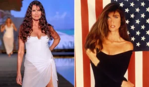 Carol Alt total white look fresco al Taormina Film Fest
