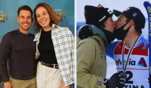 Michelle Gisin nel giorno del suo matrimonio
