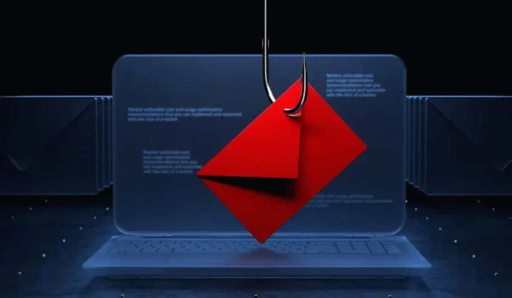 Protezione contro phishing con lucchetto e smartphone