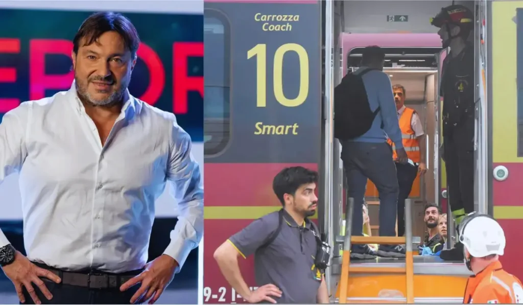 Passeggeri a bordo del treno Italo fermo in galleria durante il disservizio