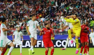 Giocatori esultano durante partita del Mondiale 2026