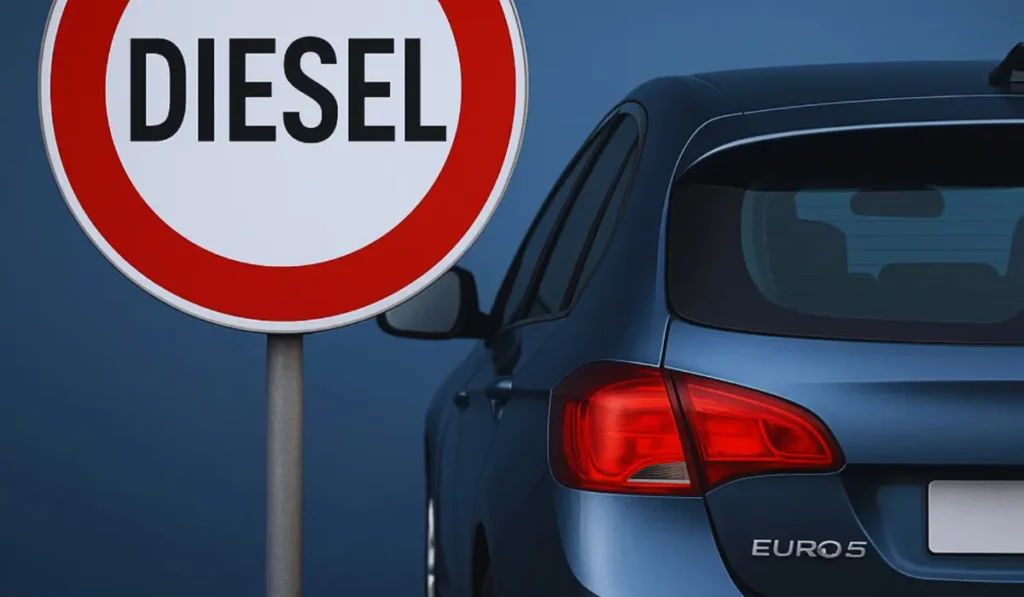Traffico a Milano durante possibili limitazioni blocco diesel Euro 5