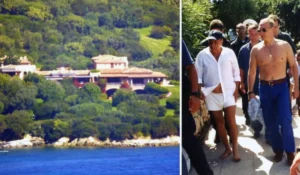 Veduta di Villa Certosa a Porto Rotondo passata alla famiglia Al-Thani