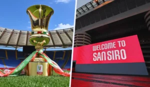 Atmosfera da brividi allo stadio durante una partita di Coppa Italia 2025/2026