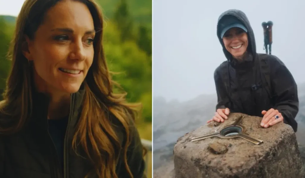 Principessa di Galles Kate Middleton sorridente durante