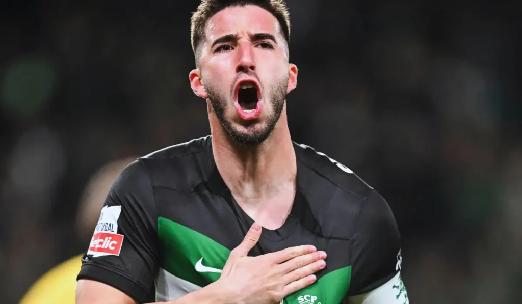 Gonçalo Inácio durante una partita, profilo difensivo monitorato dai rossoneri