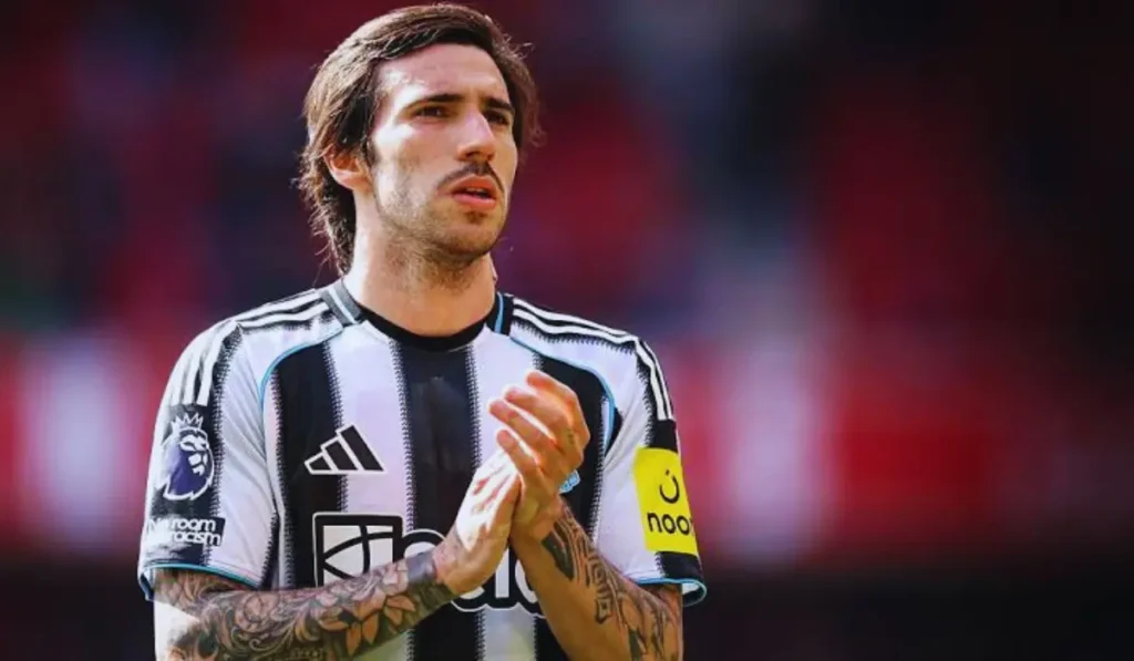 Sandro Tonali durante gli allenamenti intensi al Newcastle United