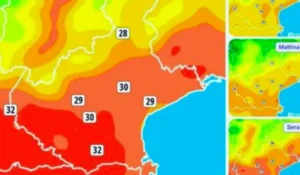 Temporali e nuvole su Italia meridionale previsioni caldo