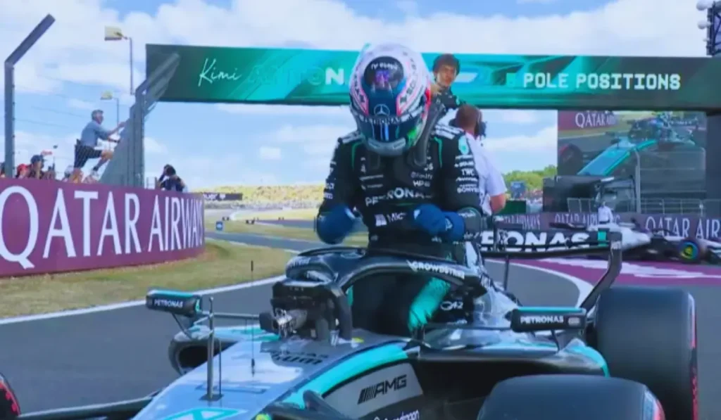 Andrea Kimi Antonelli al volante della Mercedes in Formula 1