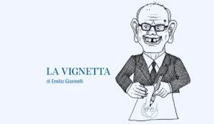 Disegno satirico Natangelo Il sostituto luglio 2026