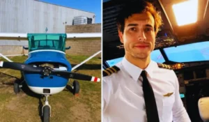 Cabina di pilotaggio di aereo da addestramento con vista sui comandi