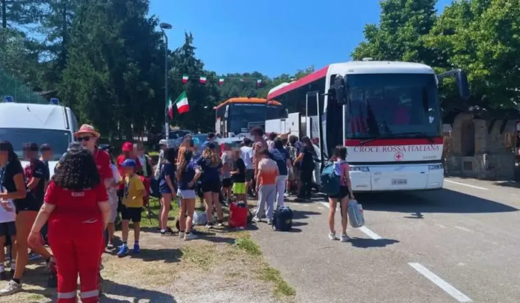 Bambini del campo estivo Reggio Emilia trasportati in ospedale