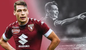Andrea Belotti in aeroporto a Elmas con supporters rossoblù