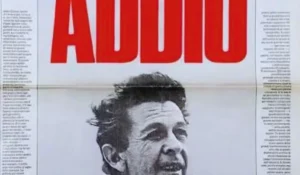 Prima pagina storica del quotidiano L’Unità