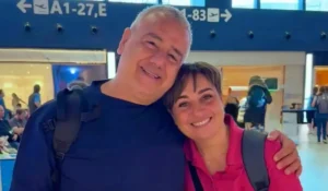 Benedetta Rossi futura mamma con Marco Gentili