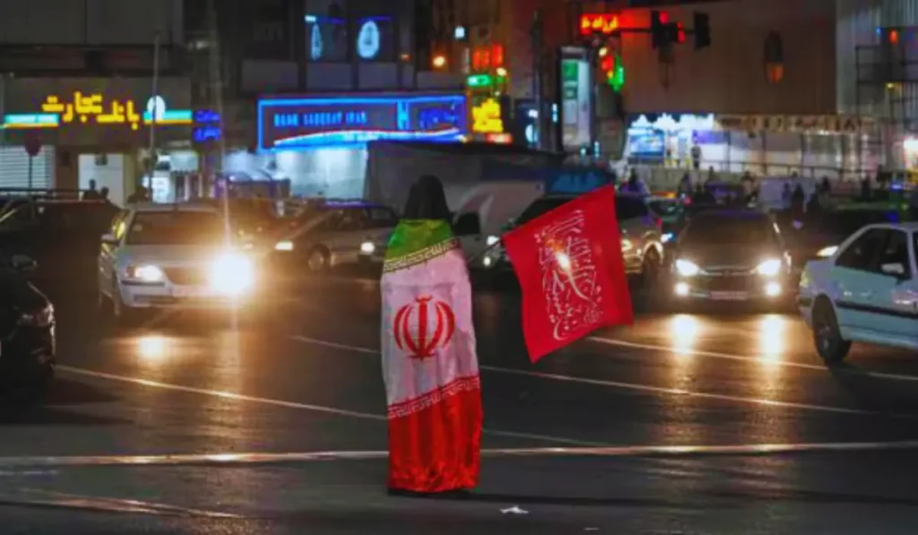 Skyline di Dubai negli Emirati Arabi Uniti durante la crisi con l’Iran
