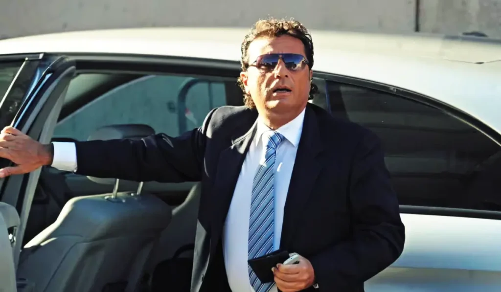Francesco Schettino durante un'udienza sul caso Costa Concordia.