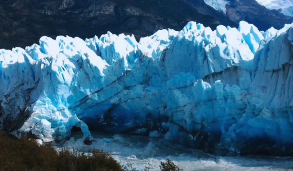 Ghiacciaio Perito Moreno Patagonia visto dallo spazio