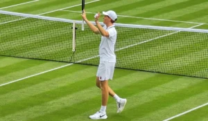 Andrea Pellegrino sul centrale del Nordea Open