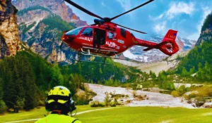 Escursionisti sulle Dolomiti di Sesto prima dell’incidente