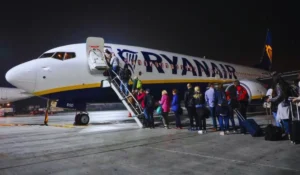 Terminal di Paris Beauvais Airport durante l'emergenza del volo Ryanair