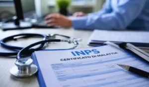 Documento verbale medico durante controllo fiscale lavoratore