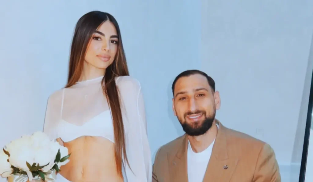 "Alessia Elefante e Gigio Donnarumma nel giorno delle nozze"