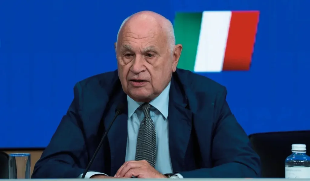 Carlo Nordio durante un intervento istituzionale sul tema della giustizia